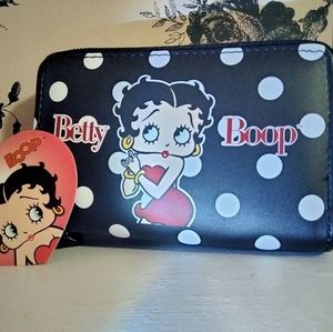 BETTY BOOP WALLET NEW WITH TAGS BLACK